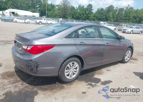 2012 Hyundai Sonata Gl из США, поврежденный, VIN 5NPEB4AC0CH380576